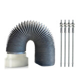 松下浴霸安装配件 风管 铝泊软管 吊杆 吊杆配件套餐 吊杆三件套通用配件（SX50101）