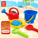 Hape(德国)儿童沙滩玩具挖土工具乐享沙滩套装女孩玩具男孩节日礼物 E8178