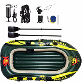 博朗晴充气船橡皮艇加厚皮划艇钓鱼船冲锋舟气垫船鱼船  单人船（儿童型)