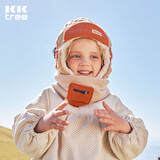 Kocotreekk树儿童帽子秋冬加绒加厚宝宝护耳男女保暖简约潮帽