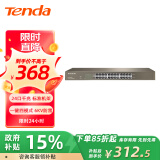 Tenda腾达 TEG1024G 24口千兆网络交换机 钢壳标准机架式 企业工程网络专用分线器