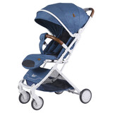 贝尔贝尔（bair）婴儿推车轻便儿童手推车折叠婴儿车拉杆式可坐可躺 宝石蓝 箱