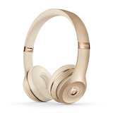 beats solo3 Wireless 头戴式 蓝牙无线耳机 手机耳机 压耳式耳机 金色