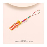 其势 手机挂绳挂件饰品 手腕手机链 防丢配绳短款吊坠 高端男女款吊装 U盘钥匙扣多功能挂饰 平安喜乐