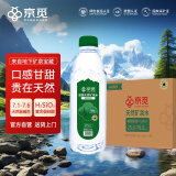 京觅天然矿泉水 偏硅酸弱碱型饮用水 550ml*20瓶 整箱装