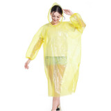 欣沁 一次性雨衣 套头雨衣 漂流户外登山旅行防雨罩雨披男女士长款带帽加厚雨衣 6件装 颜色随机