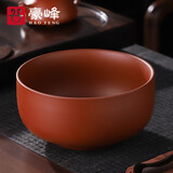 豪峰经典大号茶洗家用茶缸笔洗粗陶哥窑瓷茶具配件洗杯碗套餐 D款 朱泥茶洗 1500ML