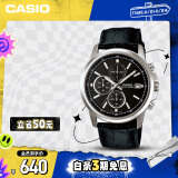 卡西欧（CASIO）手表男三盘休闲简约学生考试石英日韩表MTH-5001L-1A