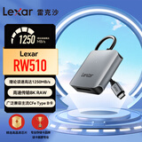 雷克沙（Lexar）USB 3.2高速读卡器 CFexpress Type B存储卡510U读卡器 10Gbps传输 金属喷砂 Type-C接口