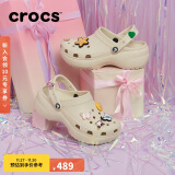 crocs卡骆驰王俊凯推荐云朵洞洞鞋|206750 骨白色-2Y2 39(250mm) 