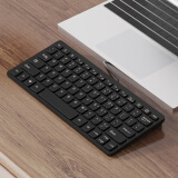 逸祺有线键盘迷你小型小尺寸mini便携式笔记本手提电脑外接小键盘台式外置办公打字USB超薄巧克力键盘 黑色键盘
