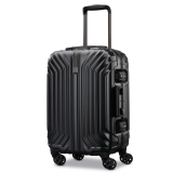 新秀丽（Samsonite）Tru-Frame 铝框高颜值拉杆箱 时尚行李箱登机箱大容量旅行箱 幻影黑20英寸737225928