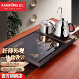 金灶（KAMJOVE） 钢化玻璃茶盘家用功夫茶具套装 自动上水茶具茶台泡茶机L-300A 单茶盘（不包含茶具） 1个