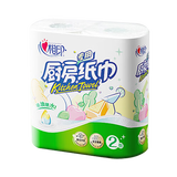 心相印厨房用纸厨房卷纸擦油纸家用厨房纸吸油吸水加厚纸巾家庭实惠装 1提2卷