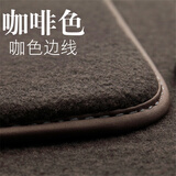 兴世车品适用于奔驰GLC260脚垫e300l c200l a180丝绒地毯汽车脚垫原车款 咖啡色【1套脚垫】