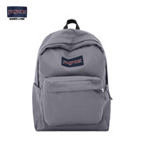 JANSPORT杰斯伯书包轻便双肩包男女旅行包简约背包电脑包学生校园 4QUE7H6雾灰-侧袋+隔层