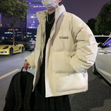 西域传奇 美式棉服男外套秋冬季加厚2025新款立领羽情侣棉衣绒服棉袄男装 卡其888 L (110斤-140斤）优先发货