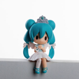 寿屋初音未来Q版公仔手办 MIKU GK粘土模型动漫周边送礼车载摆件玩具 祈祷小公主初音【7CM】