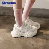 FILA FUSION斐乐潮牌硬糖女老爹鞋经典时尚厚底增高休闲运动跑步鞋