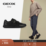 GEOX杰欧适男鞋2024羊皮革商务正装鞋休闲鞋SPHERICA U45BXB 黑色C9999 39