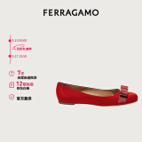 菲拉格慕（Ferragamo）女士芭蕾平底鞋 0592125_1D _80/38.5码 礼物 送女友