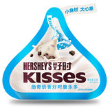 好时（Hershey’s） kisses36g袋装巴旦木牛奶巧克力曲奇奶香白巧克力零食品 白巧克力风味36g*1袋