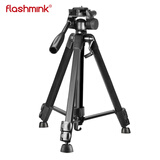 闪电貂 三脚架 单反摄像机通用 云台 手机直播支架 适用微单反相机 摄像机拍摄 钓鱼灯三角架子大承重 1.6米三脚架【承重6kg】
