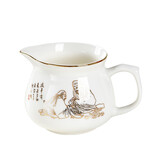 恒古（Heregur）功夫茶具零配件茶海大号分茶器纯白奶壶青花陶瓷公道杯容量270毫升中式匀杯190 茶圣-270毫升