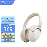 创新科技（CREATIVE）Zen Hybrid 2代 无线主动降噪耳机头戴蓝牙音乐手机耳机 乳白色