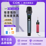 C.O.KMW-1100-24新品半金属无线充电话筒，可弯头接收器30-40米稳定接收距离，家庭，户外万能K歌麦克风 MW-1101-24