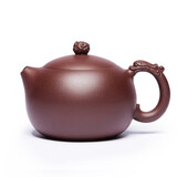尊壶 紫砂壶手工茶具龙把西施茶壶名家沈惠芳矿紫茄泥家用单壶泡茶器 龙把西施 紫茄泥230ml