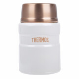 膳魔师（THERMOS）焖烧杯316不锈钢焖烧罐保温杯520ml保温饭盒SK520-PRW