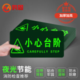 鸣固 安全出口指示牌贴纸 消防地贴标识牌应急通道疏散方向指示标志