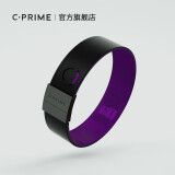 C·PRIME  NEO平衡能量手链男款硅胶游泳黑科技篮球运动情侣款自律健康 黑紫色-黑扣男款（现货）