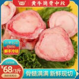 伊道元气牛 永远元气满满 牛骨髓牛骨中段新鲜牛棒骨500g*3 3斤