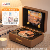 Riksoin雷克森【可定制碟片】CD机光盘发烧友专辑蓝牙播放器复古听唱碟怀旧复古文艺cd机送七夕情人节生日 复古棕【原声音质】5.4蓝牙芯片
