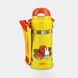 膳魔师（THERMOS）儿童保温杯400ml 进口保温吸管杯 水杯 FHL-400F 黄色米菲儿童节