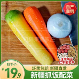 黄萝卜白洋葱胡萝卜新疆新鲜蔬菜手抓饭组合配菜脆甜多汁3斤5斤 3斤