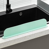 家の物语（KATEI STORY）日本水槽挡水板厨房小工具吸盘式洗碗池防溅硅胶挡板家用水池挡板 硅胶挡水板 蓝色