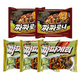 农心（NONGSHIM）韩国进口农心炸酱面 韩式拉面泡面传统酱拌面方便面 速食面 农心炸酱面3袋+国产炸酱面2袋