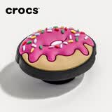 卡骆驰运动配饰智必星洞洞鞋花 可口美食系列 粉色甜甜圈 均码