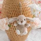 伽百利Gabriel毛绒玩具兔子挂件陪伴送小朋友女生女朋友生日陪伴礼物 W2009C(米色丹尼挂件)11cm 11cm