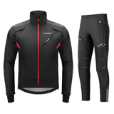 洛克兄弟（ROCKBROS）秋冬骑行服套装抓绒保暖御寒长袖套装自行车服户外运动装备男女款 喜马拉雅套装-秋冬款欧码 XL