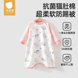 贝肽斯宝宝春夏新款棉睡衣四季通用婴儿睡裙防踢被护肚防着凉睡袍
