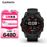 佳明（GARMIN）Fenix7太阳能PVD石墨灰精英版血氧跑步高尔夫户外运动手表