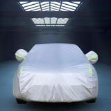 适用于日产轩逸逍客天籁骊威蓝鸟骐达阳光奇骏车衣车罩防晒防雨 银灰牛津加厚款 奇骏