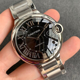 卡地亚（Cartier）【二手99新】卡地亚（Cartier ）蓝气球系列男表女士名表自动机械石英表外圈后镶钻奢侈品腕表 42表径 钢带W6920042 机械表