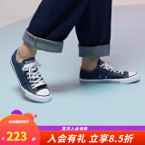 匡威（Converse）男鞋女鞋季ALL STAR帆布鞋经典潮流低帮情侣休闲运动鞋1 102329 海军蓝 35