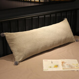 星昌旺 长条抱枕 侧睡夹腿枕头长方形男女生款睡觉用床上靠枕 浅灰色85cm