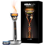 吉列（Gillette） LABS热感充电式剃须刀套装 SPA级剃须先锋手动男刮胡刀5层感应刀片 LABS热感剃须刀【无收纳盒】 1刀架 2刀头